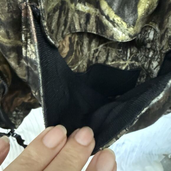 Bill Mass Mossy Oak Break Up Camo Jacket Coat XL Quilted Hunting Streetwear - Picture 10 of 10